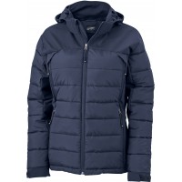 Куртка жіноча з softshell вставками James&Nicholson, синій, S