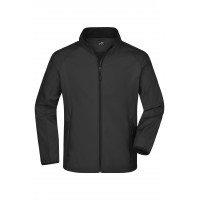 Промо куртка чоловіча softshell James&Nicholson, чорний, 3XL