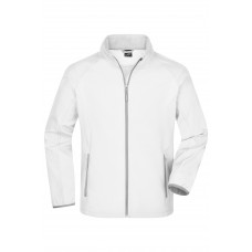 Промо куртка чоловіча softshell James&Nicholson, білий, 3XL