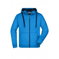 Куртка чоловіча спортивна James&Nicholson, блакитний/темно-синій, S