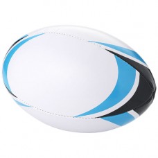 М'яч для регбі Stadium, білий/синій