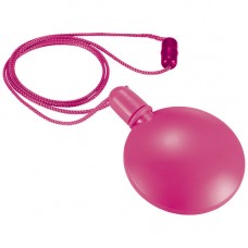 Круглий диспенсер для мильних бульбашок, рожевий