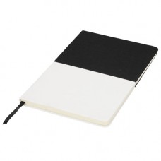 Two-tone canvas notebook - BK