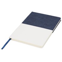 Two-tone canvas notebook - BL