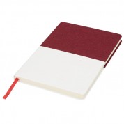 Two-tone canvas notebook - RD