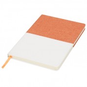 Two-tone canvas notebook - OR