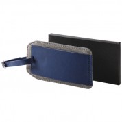 Heathered luggage tag - BL