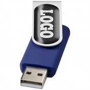 USB-накопичувач Rotate Doming 2 ГБ, синій/ срібло 