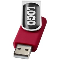 USB-накопичувач Rotate Doming 2 ГБ, червоний / срібло 