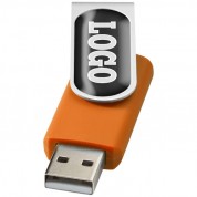 USB-накопичувач Rotate Doming 2 ГБ, помаранчевий / срібло 