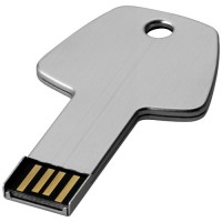 USB-накопичувач Key у формі ключа 2 ГБ, срібло