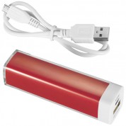 Power bank Flash 2200 mAh, червоний