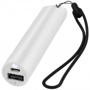 Power bank Beam зі шнурком та індикатором 2200 мА / год, білий