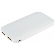 Power bank подвійний тонкий PB-4000 Zippy, білий