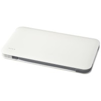 Power bank Spectro з інтегрованим MFi кабелем 2 в 1, білий 