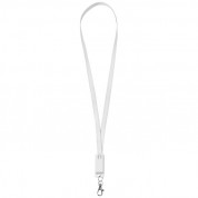 Trace Charg Cable Lanyard-WH