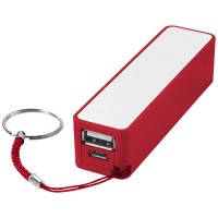 Power bank Jive ємністю 2000 мА / ч, червоний / білий