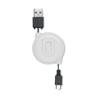 Кабель USB/micro USB COMPACTMICRO, білий