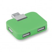 USB розгалужувач SQUARE, лайм