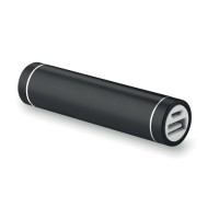 Акумулятор зовнішній POWEROVALE на 2200 mAh з індикатором заряду, чорний