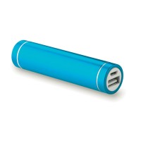 Акумулятор зовнішній POWEROVALE на 2200 mAh з індикатором заряду, синій