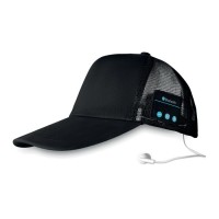   Шапка MUSIC CAP Bluetooth з навушниками, чорний